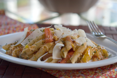 Baked Penne with Summer Vegetables – Afoodieaffair
