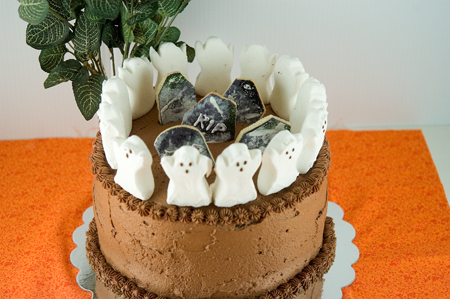 Spooky Chocolate Cake