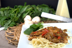 Chicken & Sausage Marsala - afoodieaffair.com
