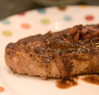 Pan Seared Strip Steak
