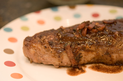 Pan Seared Strip Steak
