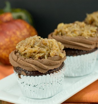 German Chocolate Cupcakes | afoodieaffair.com