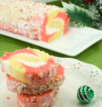 Peppermint Cake Roll | afoodieaffair.com