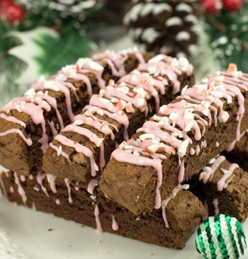 Chocolate Espresso Biscotti with Peppermint Drizzle | afoodieaffair.com
