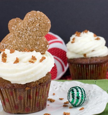 Gingerbread Cupcakes | afoodieaffair.com