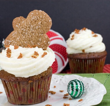 Gingerbread Cupcakes | afoodieaffair.com