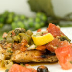 Chicken with Tomatoes and Olives | afoodieaffair.com