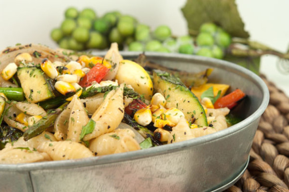 Grilled Veg Pasta Salad – Afoodieaffair