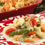 Tortellini Vegetable Bake | afoodieaffair.com