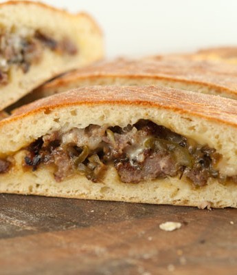 Sausage Calzone | afoodieaffair.com