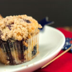 Lemon Blueberry Muffins with Streusel Topping | afoodieaffair.com