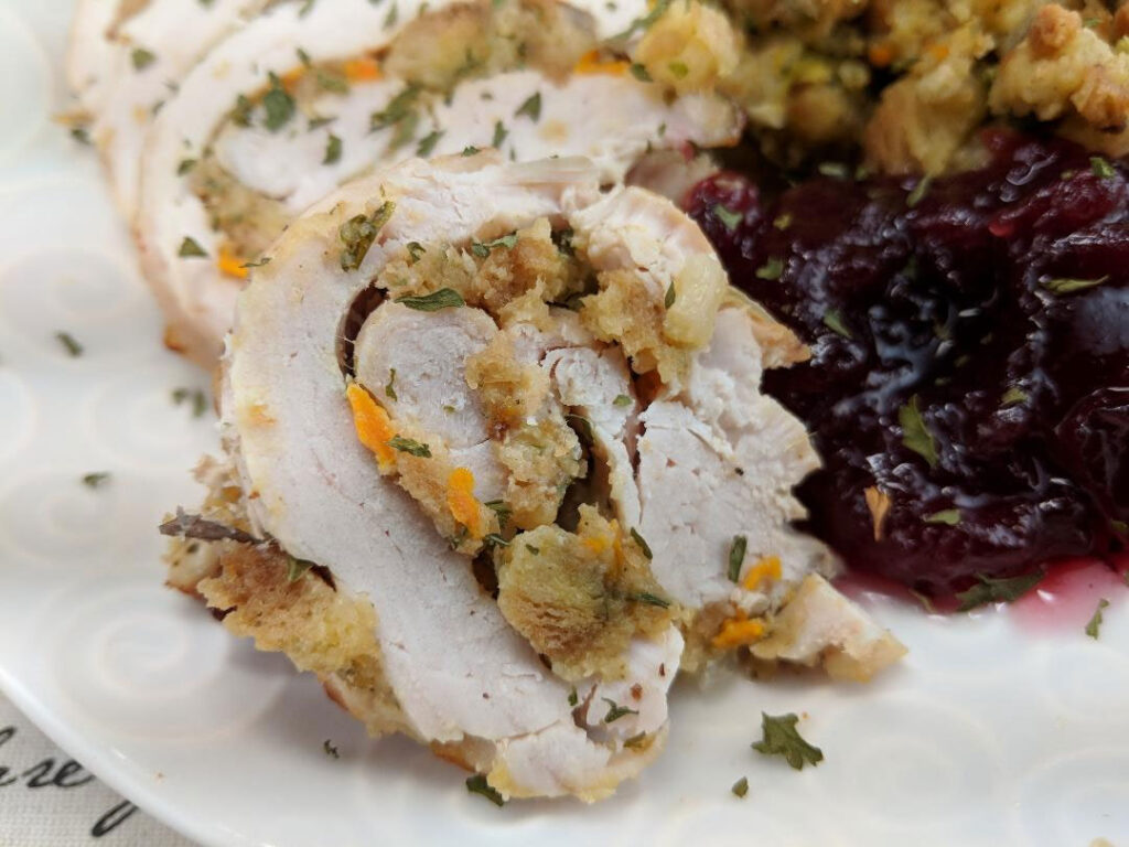 Rolled Turkey Breast with Stuffing – Afoodieaffair